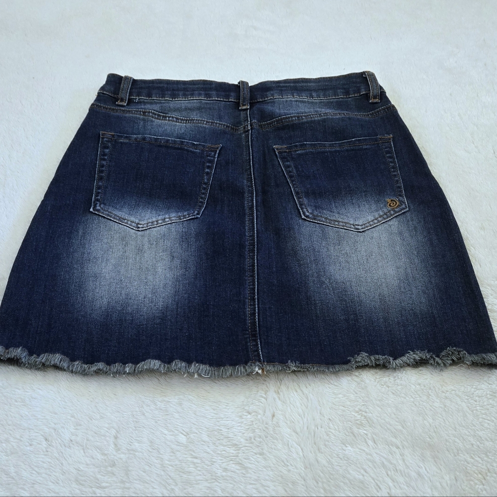 ✨️HP✨️ Indigo Rein🌧 Dark Wash Mini Skirt - NWT - Picture 12 of 12